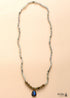 Boho Necklace, Bijou Bodhi Labradorite Beaded Choker